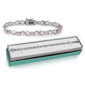 3.55 CTW Genuine Opal "X's and O's" Opal Bracelet By MUIBLU Gems by DailySale