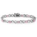 3.55 CTW Genuine Opal "X's and O's" Opal Bracelet By MUIBLU Gems by DailySale