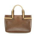 Gucci Brown Leather Web Tote Bag #3550 by Bolt Boutique