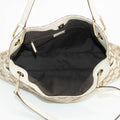 Gucci GG Canvas Beige x White Eclipse Medium Shoulder Bag #3552 by Bolt Boutique