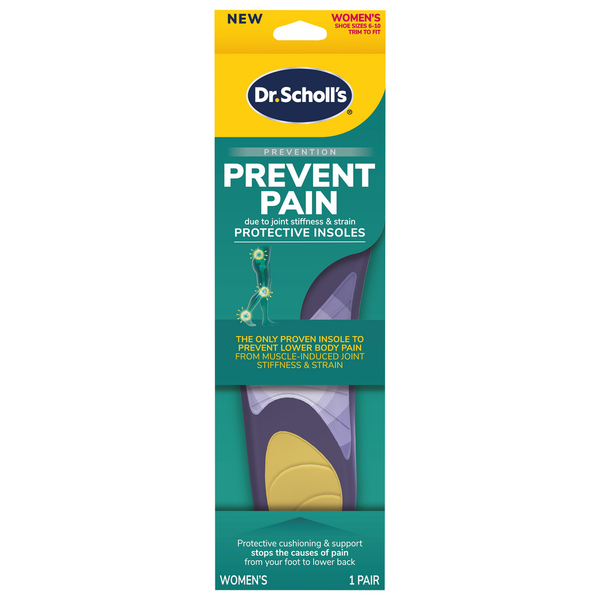 Dr. Scholl's , Women's , Women's Prevent Pain Protective Insoles 1Ea by Pasteur Pharmacy
