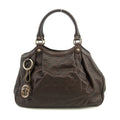 Gucci GG Guccisima Brown Interlocking GG Sukey Handbag #3558 by Bolt Boutique