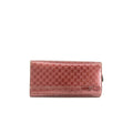 Gucci Microguccisima Patent Leather Pink Long Wallet #3562 by Bolt Boutique