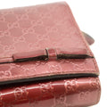 Gucci Microguccisima Patent Leather Pink Long Wallet #3562 by Bolt Boutique