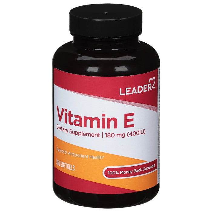Leader 180 Mg Vitamin E 250 Softgels by Pasteur Pharmacy