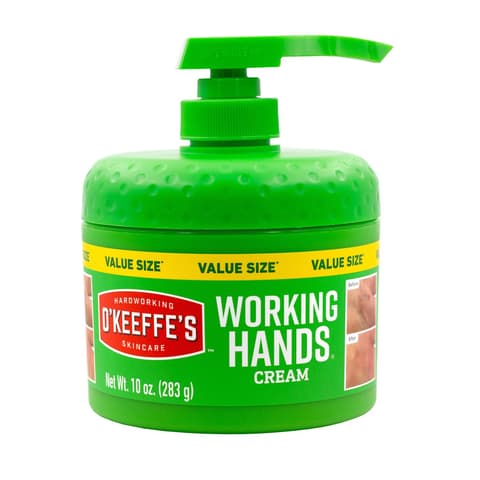 O'Keeffe's Working Hands Pumpable Hand Cream 10 Oz Jar by Pasteur Pharmacy
