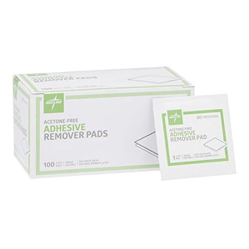 Medline Adhesive Remover Pads, Acetone-Free, 2-Ply, Box Of 100 by Pasteur Pharmacy