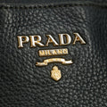 Prada Vitello Daino 2Way Black Shoulder Bag #3572 by Bolt Boutique