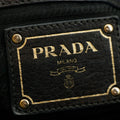 Prada Vitello Daino 2Way Black Shoulder Bag #3572 by Bolt Boutique