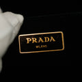 Prada Black Canvas Canapa Logo Tote Bag Small #3573 by Bolt Boutique