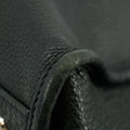 Prada Vitello Phenix Black Top Handle 2Way Shopping Shoulder Bag #3577 by Bolt Boutique
