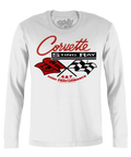 Corvette Stingray Long Sleeve T-Shirt - White by Tee Luv