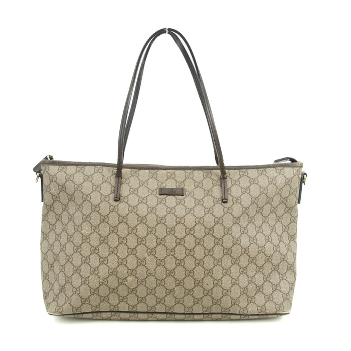 Gucci GG Canvas Coated Supreme Beige 2Way Shoulder Bag #3581 by Bolt Boutique