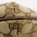 Gucci GG Canvas Beige Flat Crossbody Bag #3588 by Bolt Boutique