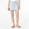 Vanilla Star Juniors Striped Denim Mini Skirt Size 15 by Vanessa Jane