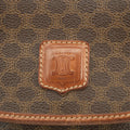 Celine Macadam Brown PVC x Leather Shoulder Bag #3593 by Bolt Boutique