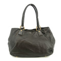 Prada Vitello Daino Black Leather 2Way Shoulder Bag #3598 by Bolt Boutique