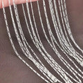 Exquisite Copper Necklace Chain, 16–30in Adjustable, 925 Silver Plated by DailySale