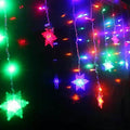 3.5M 96LED Snowflake String Curtain Lights by DailySale