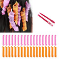 36-Pieces: Elastic DIY Magic Hair Curlers Rollers Curlformers Spiral Ringlet by DailySale