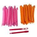 36-Pieces: Elastic DIY Magic Hair Curlers Rollers Curlformers Spiral Ringlet by DailySale