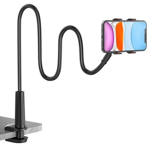 360° Rotating Universal Phone Stand with Flexible Spiral Base for Lazy Browsing by DailySale
