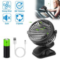 360 Degree Clip On Fan Quiet Rechargeable by DailySale