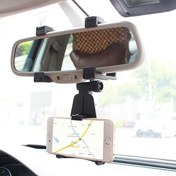 360-Degree Rear View Mirror Phone Holder by DailySale