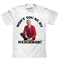 Mister Rogers Won't You Be My Neighbor T-Shirt - White by Tee Luv