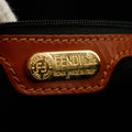Fendi Pecan Pattern PVC x Leather Boston Bag Brown #3604 by Bolt Boutique
