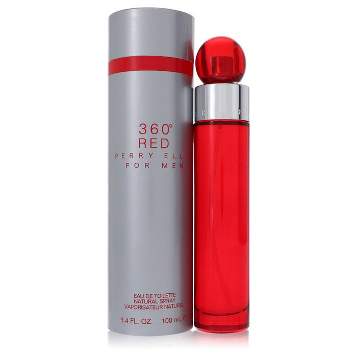 Perry Ellis 360 Red by Perry Ellis Eau De Toilette Spray 3.4 oz for Men by Avera Group