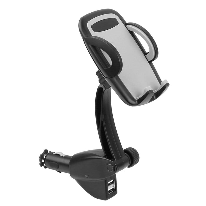 360° Dual USB Smartphone Mounting Car Charger by DailySale