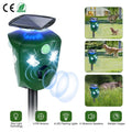 360° Electric Solar Powered Ultrasonic Repeller with Motion Sensor LED Flashing Lights by DailySale