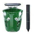 360° Electric Solar Powered Ultrasonic Repeller with Motion Sensor LED Flashing Lights by DailySale
