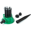 360° Flexible Lawn Sprinkler Automatic 12 Tubes Garden Water Irrigation Sprayers by DailySale
