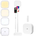 360° Rotatable Dual Phone Holder with Rechargeable Wireless Remote V8 by DailySale