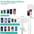360° Rotatable Dual Phone Holder with Rechargeable Wireless Remote V8 by DailySale