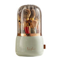 360¬∞ Rotating Makeup Brush Holder with Lid Makeup Organizer by DailySale