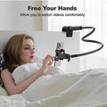 360° Rotating Universal Phone Stand with Flexible Spiral Base for Lazy Browsing by DailySale
