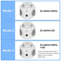 360° Ultrasonic Mice Repellent Indoor with 3 Modes 9 Strobe Lights by DailySale