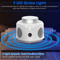 360° Ultrasonic Mice Repellent Indoor with 3 Modes 9 Strobe Lights by DailySale