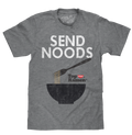 Top Ramen Send Noods T-Shirt - Gray by Tee Luv