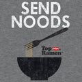 Top Ramen Send Noods T-Shirt - Gray by Tee Luv