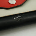 Celine Colorblock Black / Red Long Trifold Wallet #3616 by Bolt Boutique