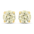 1.12 Carat Genuine LB Diamond 14K Yellow Gold Earrings by Bids.com