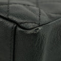 Chanel Black Caviar Skin Quilted Coco Mark PST Shoulder Bag #3628 by Bolt Boutique