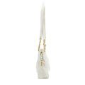 Chanel Triple CC Caviar Skin Chain Shoulder Bag White #3630 by Bolt Boutique