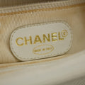 Chanel Triple CC Caviar Skin Chain Shoulder Bag White #3630 by Bolt Boutique