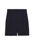 Theory Pleated Pull-on Shorts by Vanessa Jane