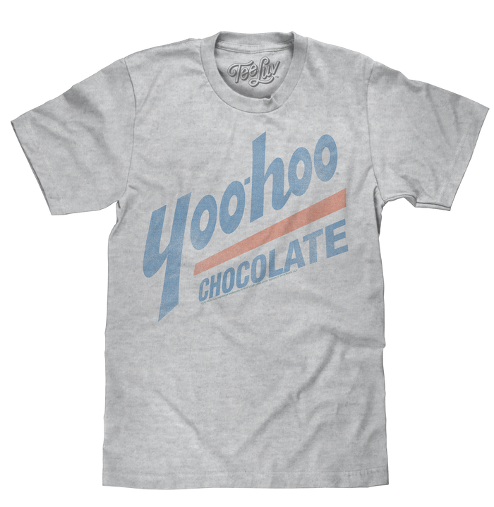 Yoo Hoo Logo T-Shirt - Gray by Tee Luv